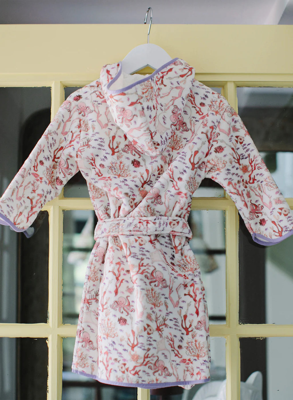 [Archive] Timo & Violet - Hooded Bathrobe (Rosy Coral Reef)