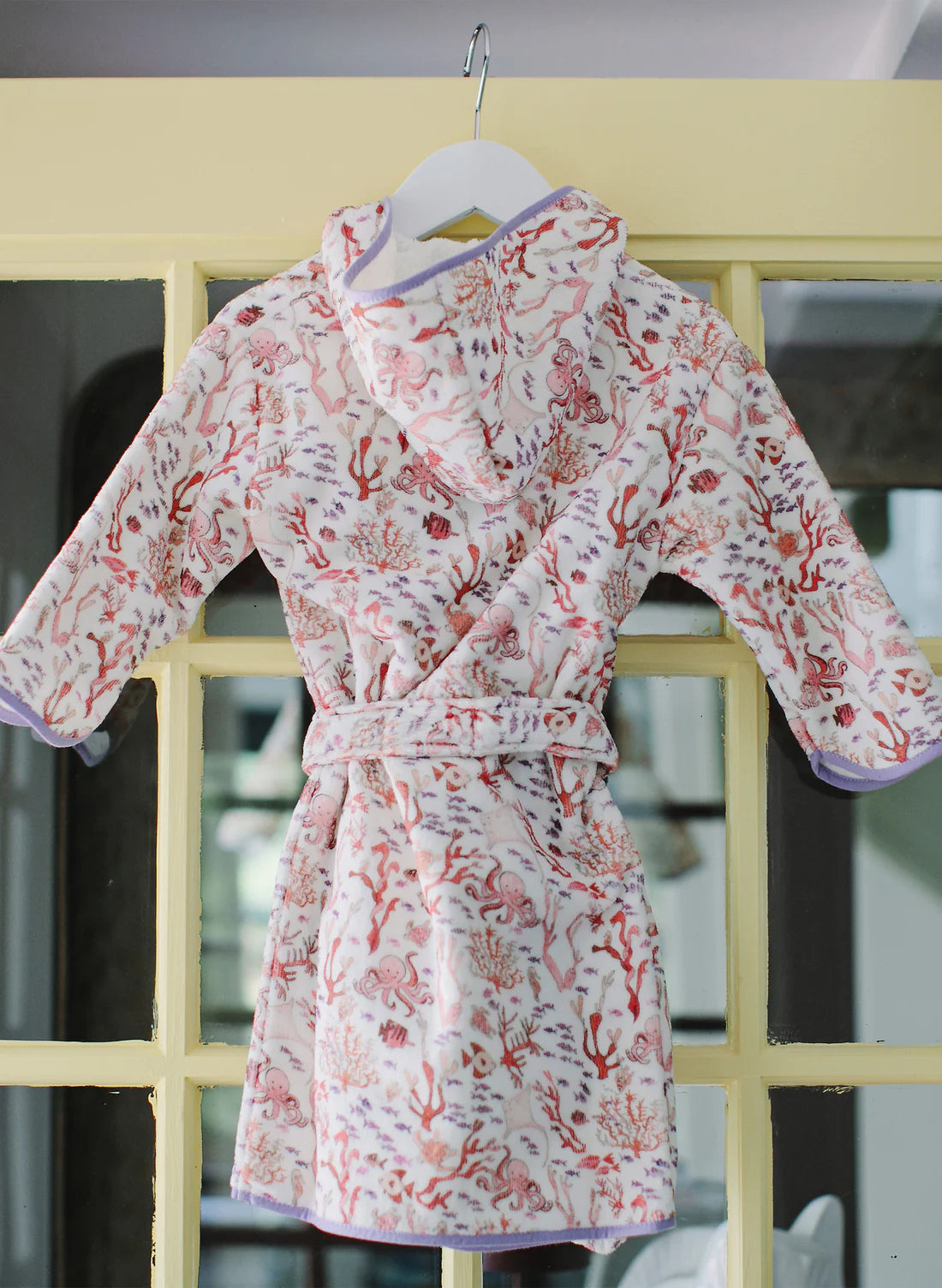 [Archive] Timo & Violet - Hooded Bathrobe (Rosy Coral Reef)