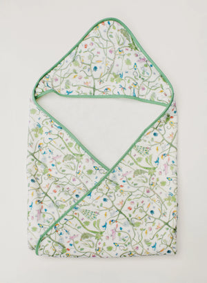 Hooded Bath Towel (Tropical Garden)