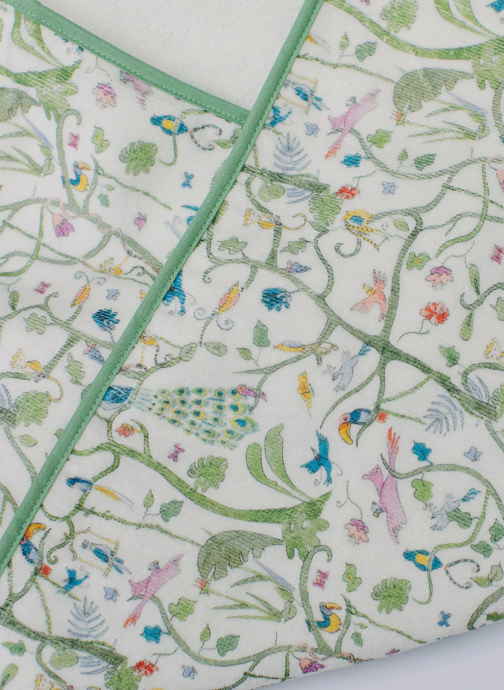 Timo & Violet - Hooded Bath Towel (Tropical Garden)