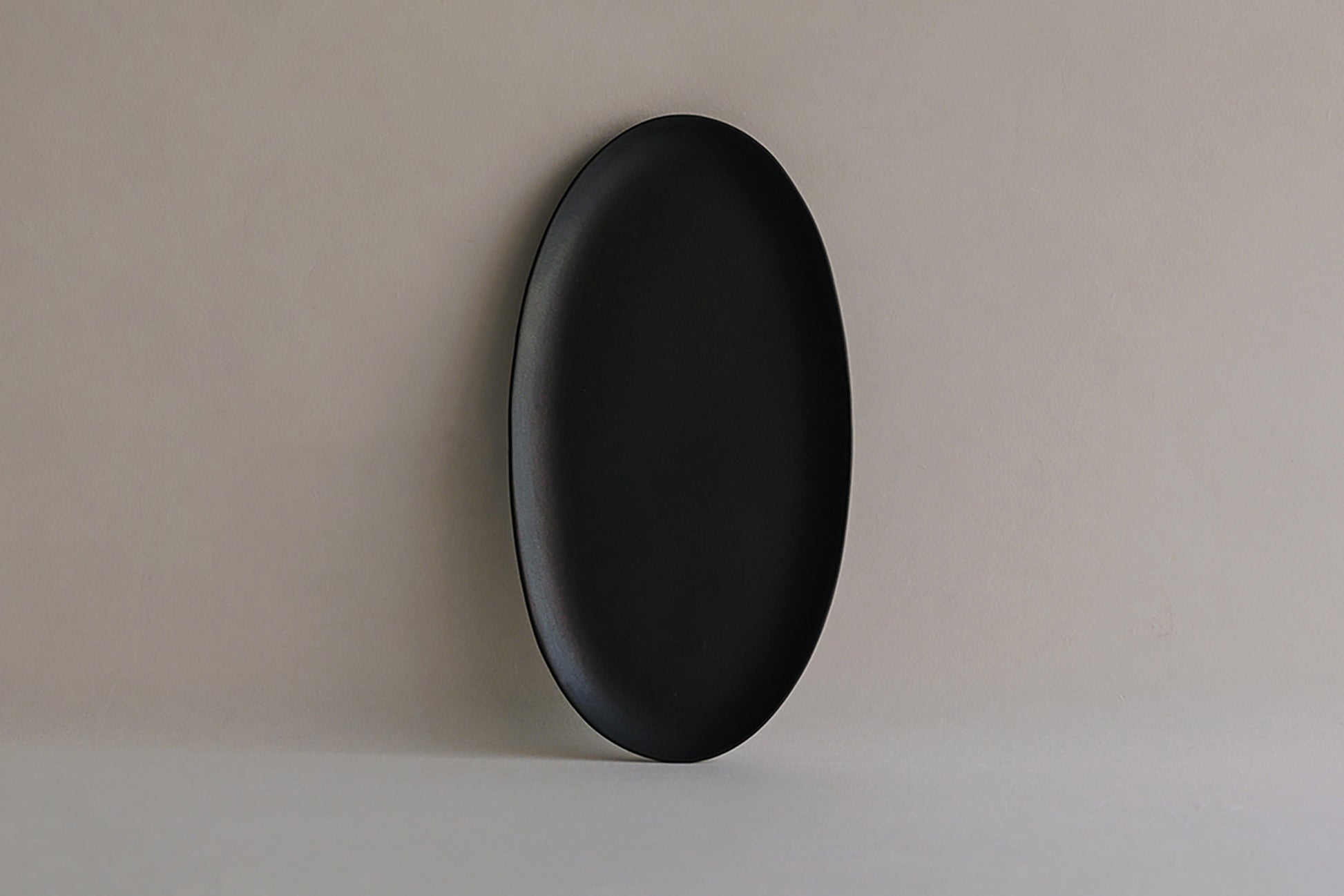 [Archive] Papier Oval Plate - Black