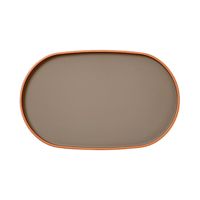 Oval Lacquer Tray - Earl Gray (Ships September)
