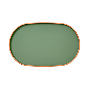 Oval Lacquer Tray - Soft Khaki (Ships September)