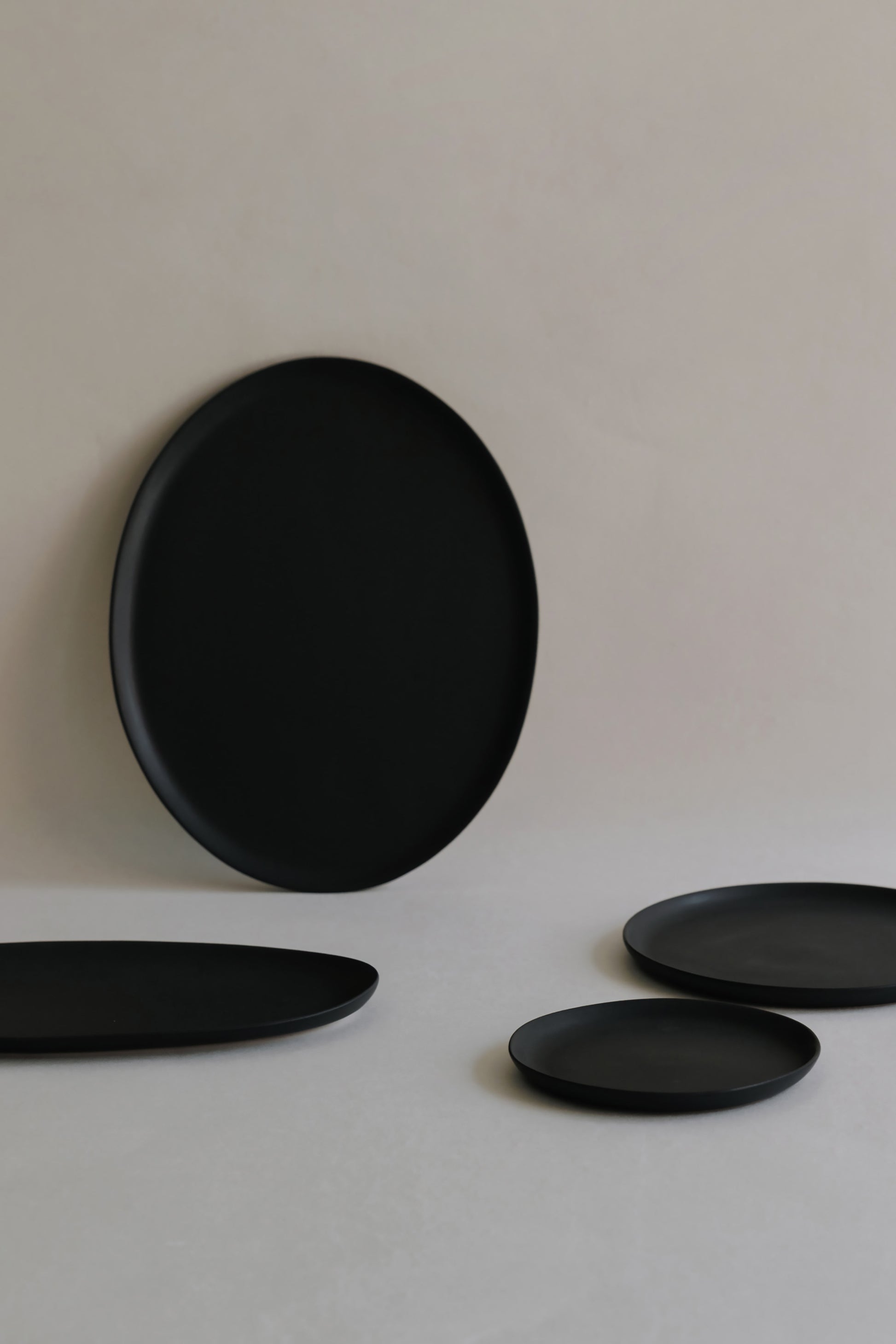 [Archive] Papier Round Oval Platter - Black