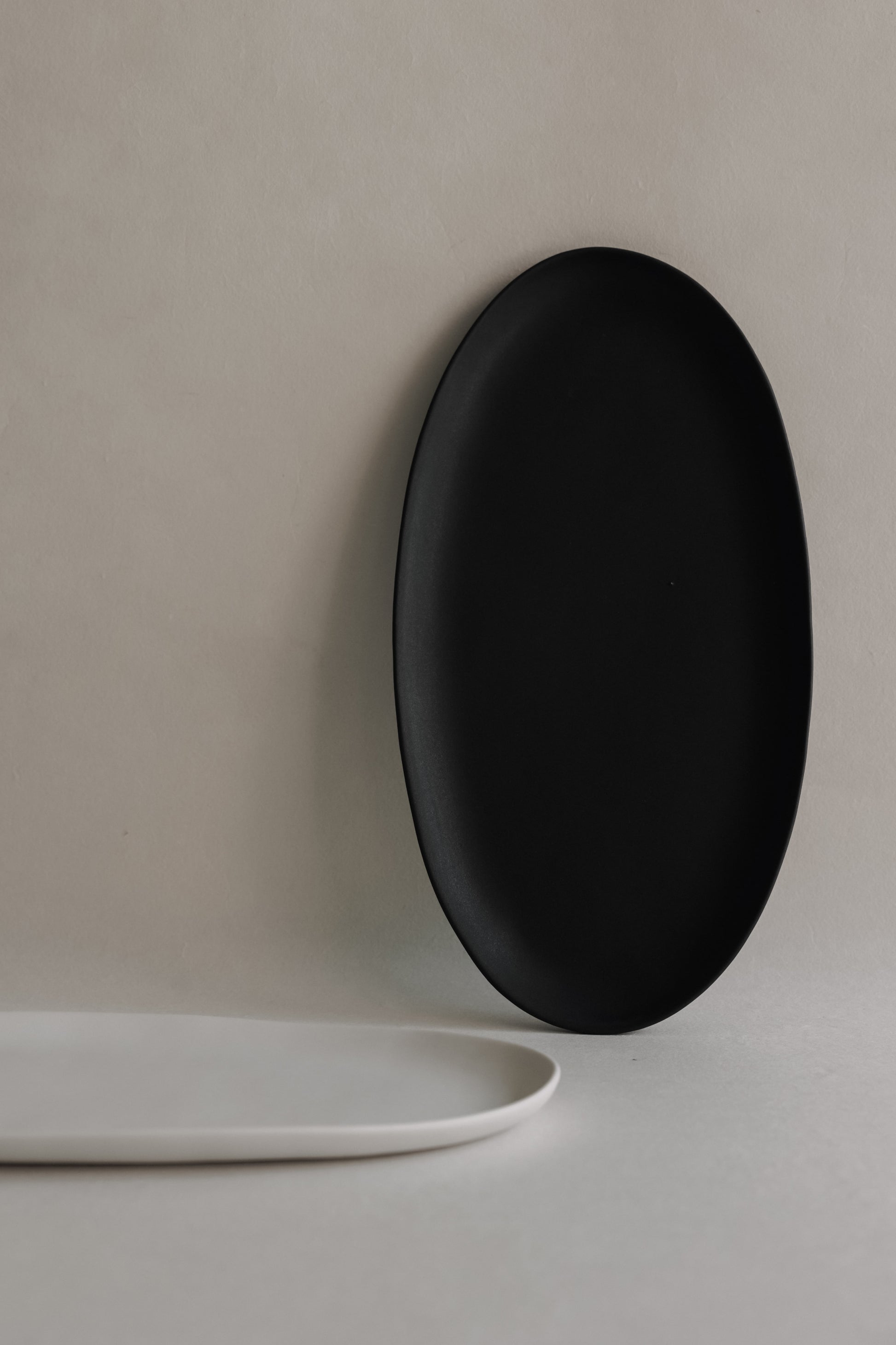 [Archive] Papier Oval Plate - Black