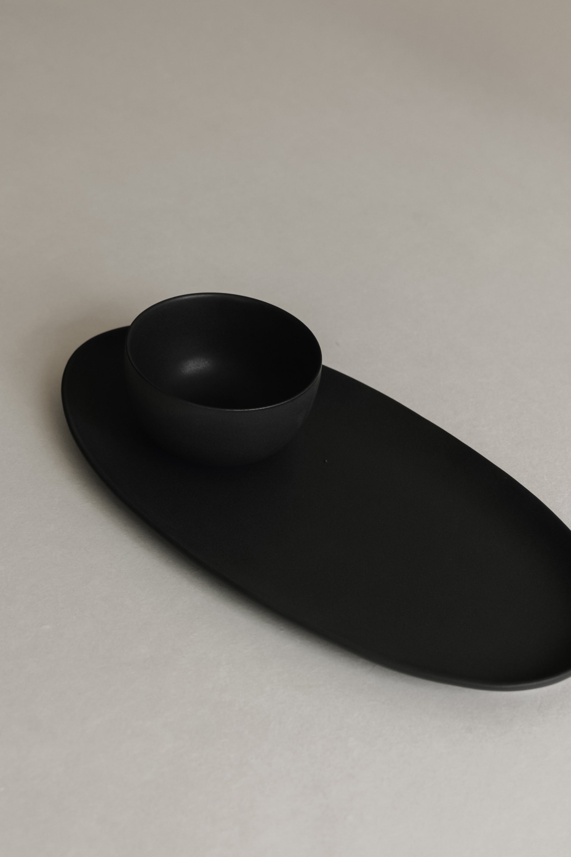 [Archive] Papier Oval Plate - Black