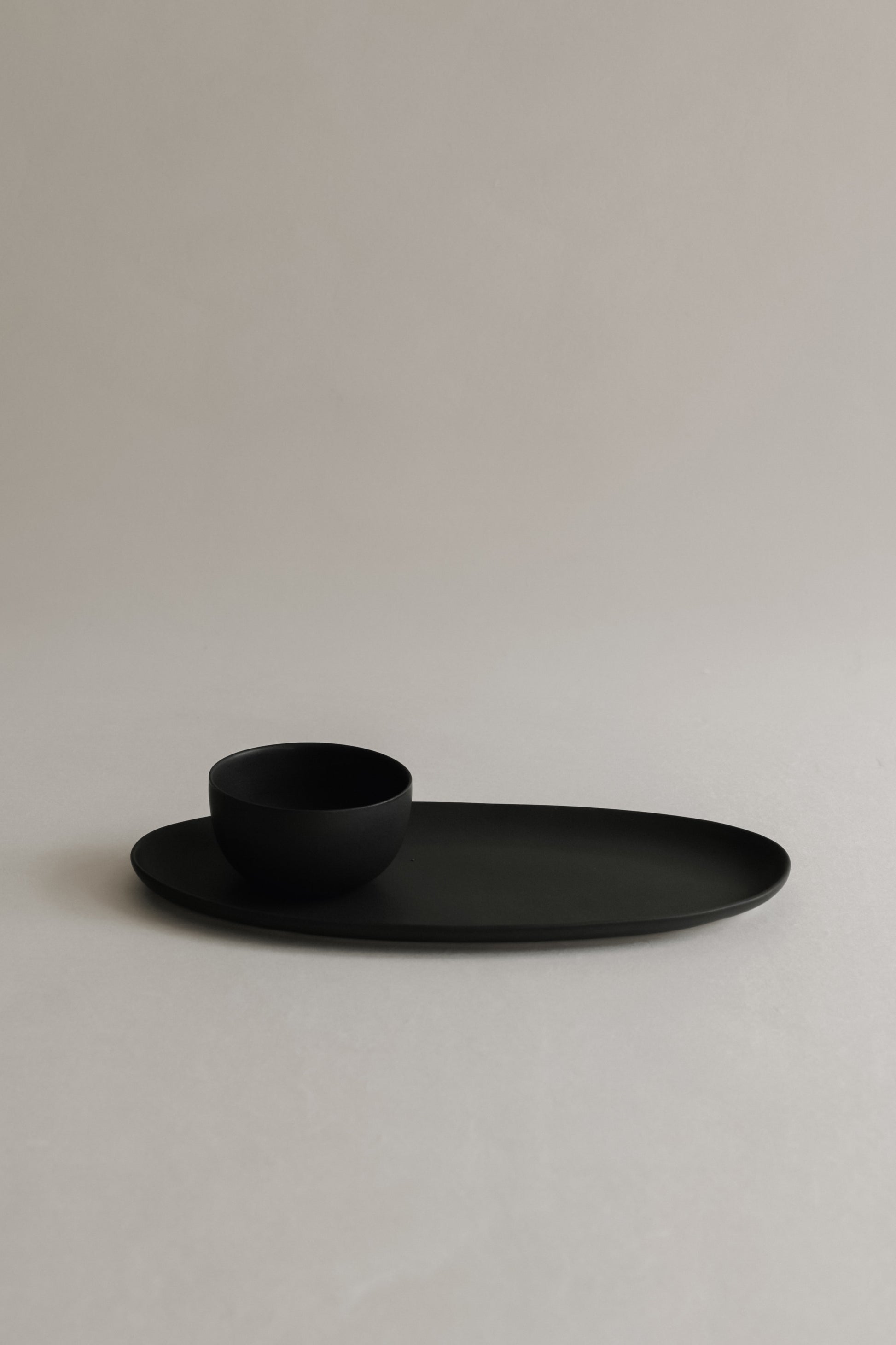 [Archive] Papier Oval Plate - Black