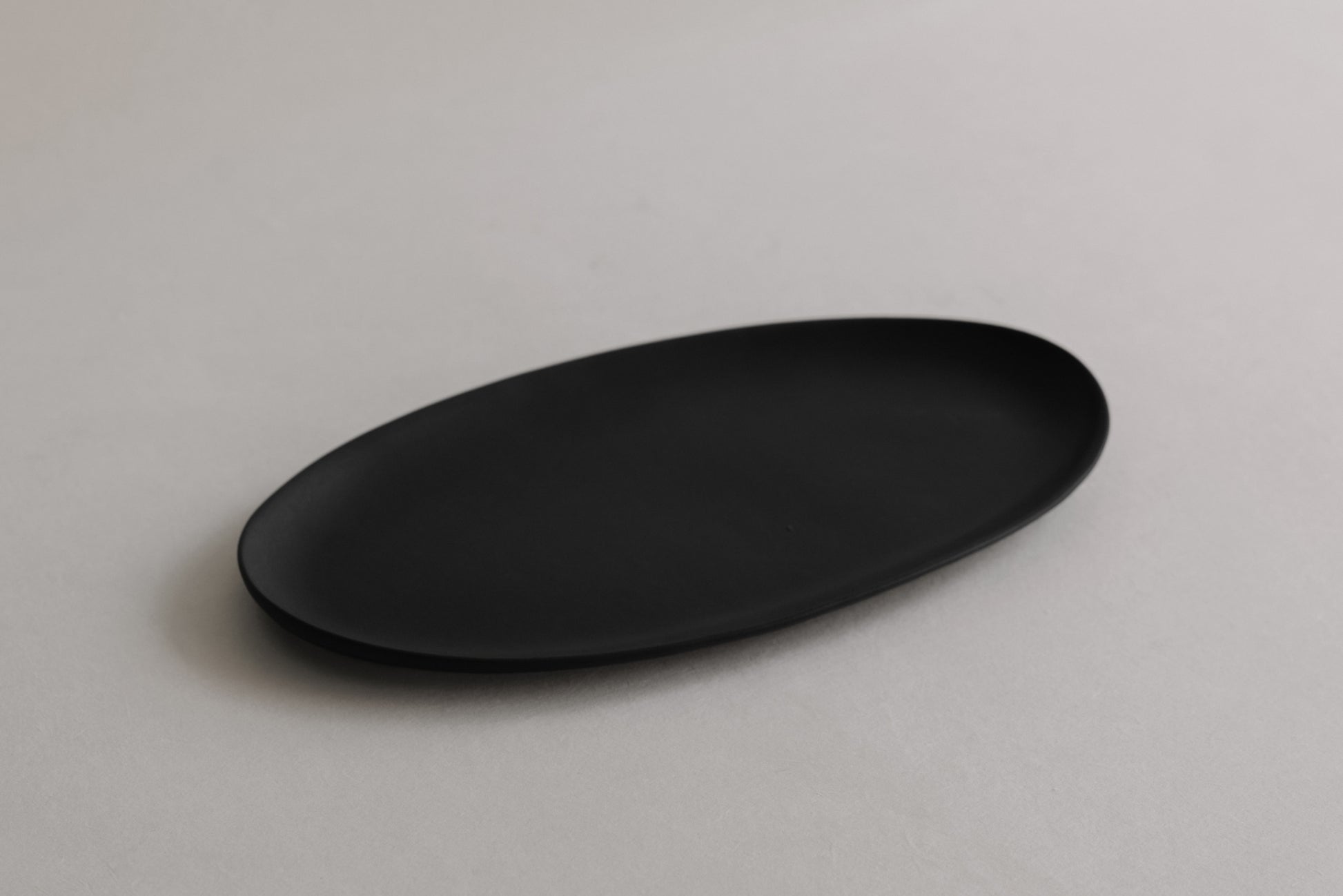 [Archive] Papier Oval Plate - Black