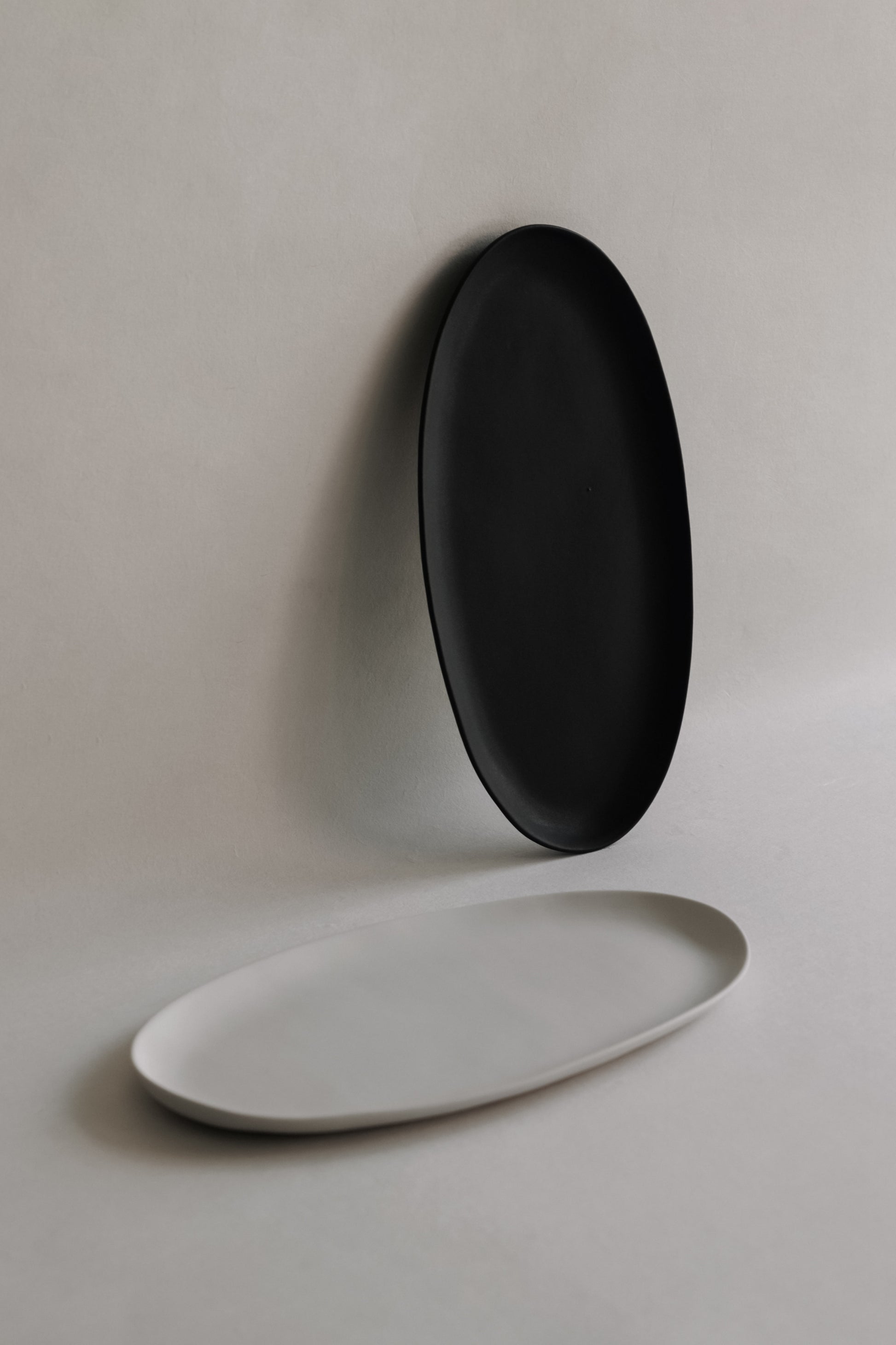 [Archive] Papier Oval Plate - Black