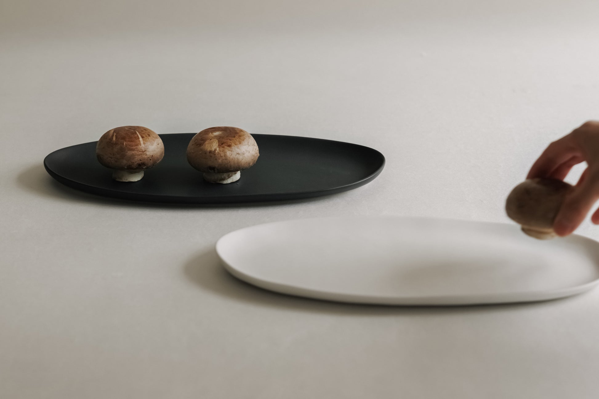 [Archive] Papier Oval Plate - Black