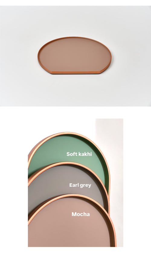 Half Moon Tray - Mocha (Ships September)