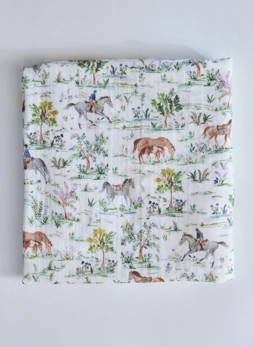 Timo & Violet - Shawl Blanket (Hunter Pace Horse) [Theo's Favorite]