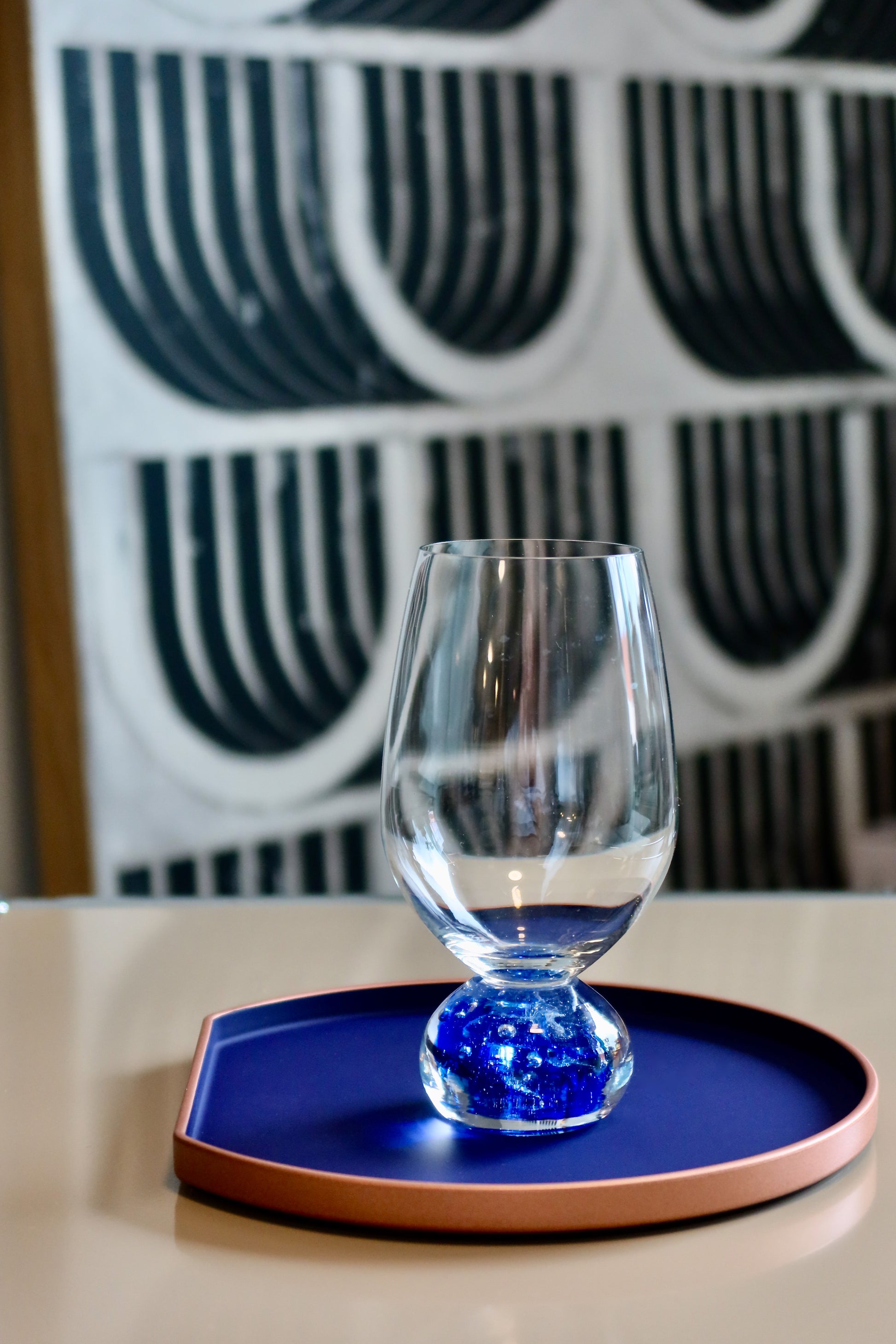 [Archive] Bell Wine Glass - Royal Blue