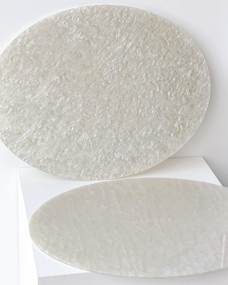 [Archive] Mother-of-Pearl Table Mat - Champagne Gold (Set of 2)