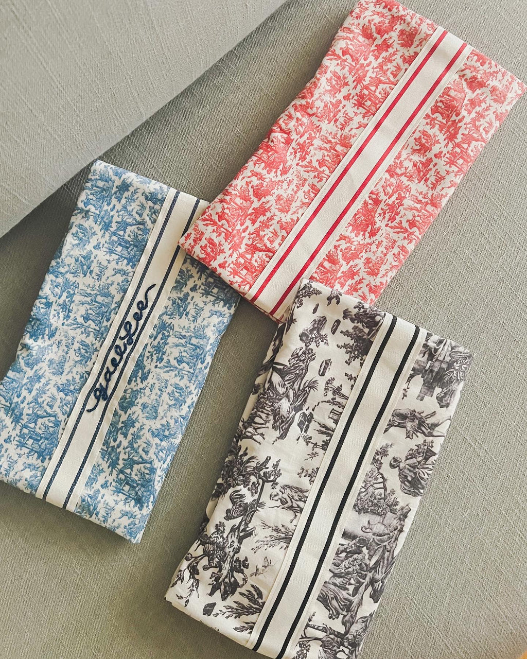 [Archive] Custom French Toile de Jouy Sajou Eco Bag