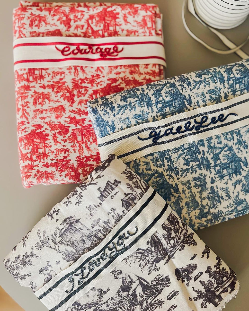 [Archive] Custom French Toile de Jouy Sajou Eco Bag