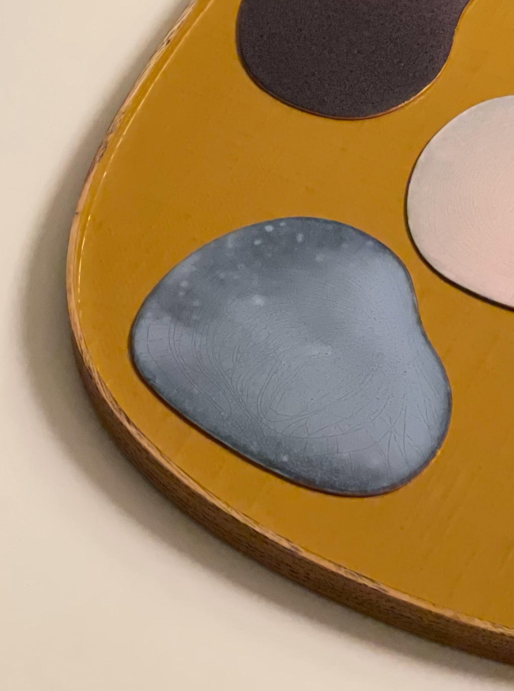 [Archive] Pebble Cutlery Rest/Coaster - Cornflower Blue