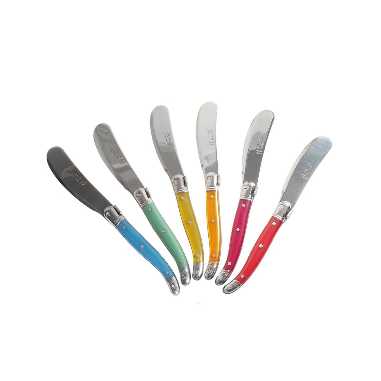 [Archive] Laguiole Rainbow Butter Knife/Spreader Set