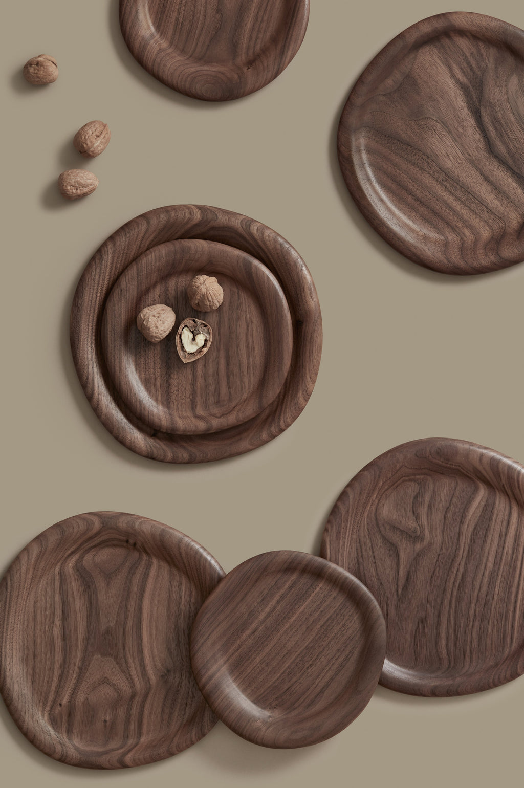 [Archive] Doughnut Walnut Wooden Tray (2 Sizes)