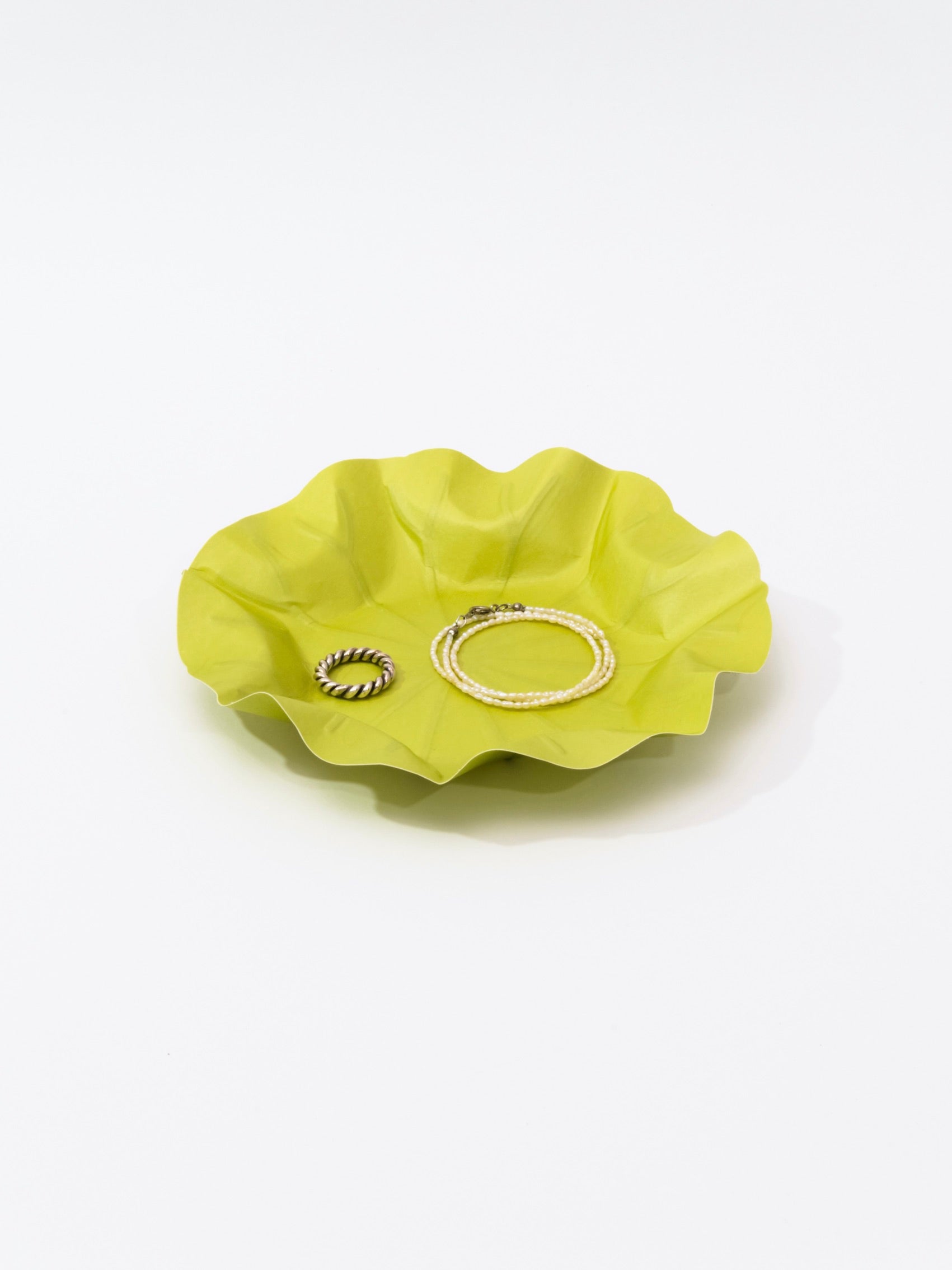 [Archive] Flexible Hanji Paper Tray - Lotus Leaf (3 Colors)