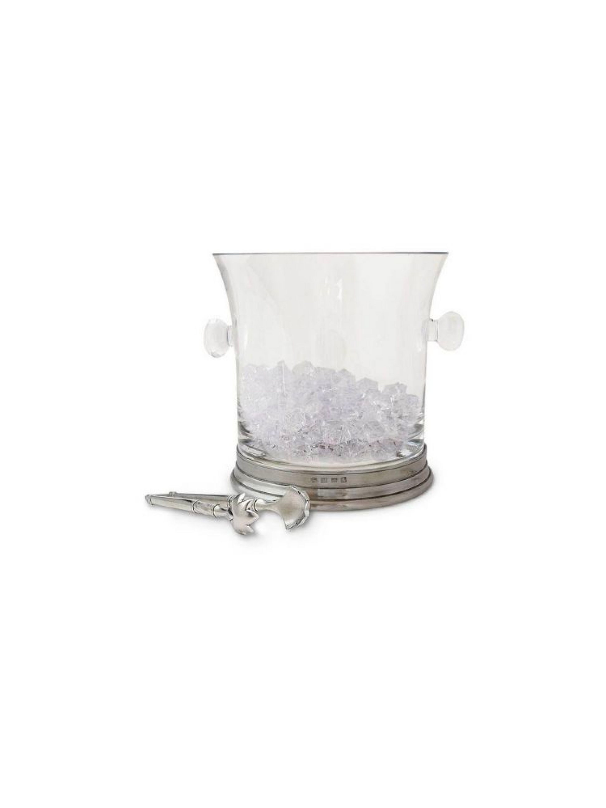 [Archive] Crystal Ice Bucket w/ Handles + Tongs