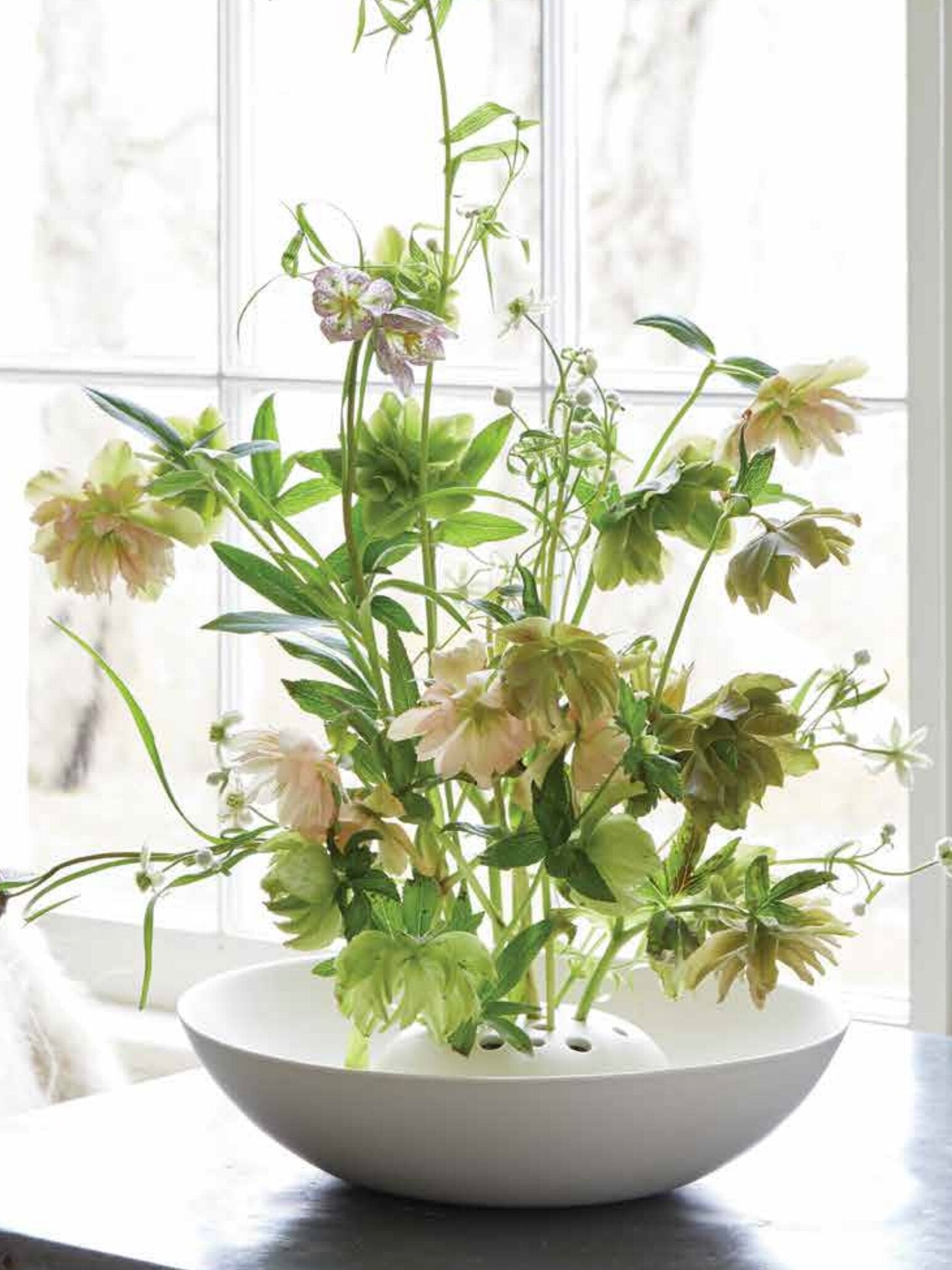 [Archive] Ceramic Flower Frog Bowl