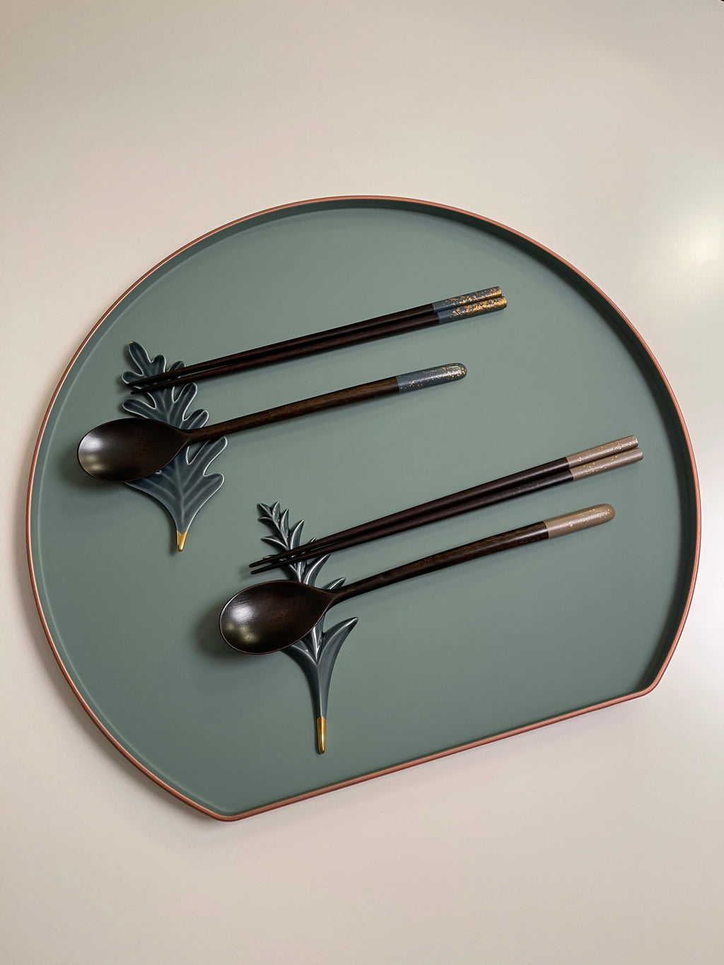 [Archive] Chunjeein Noa Ottchil Lacquer Spoon and Chopsticks Set