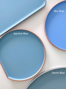 Half Moon Tray - Jasmine Blue
