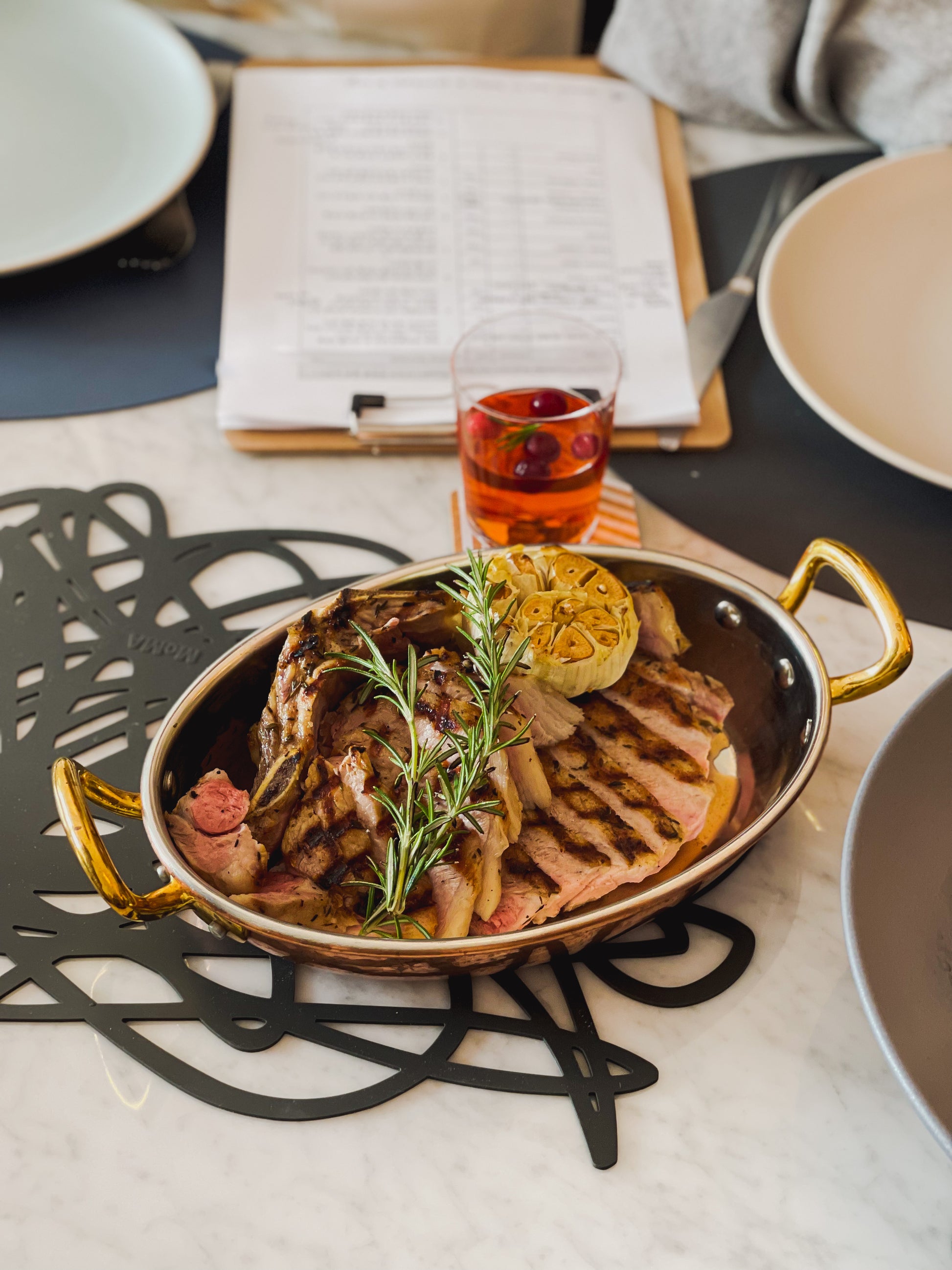 [Archive] Hammered Copper Covered Au Gratin w/ Artichoke Knob