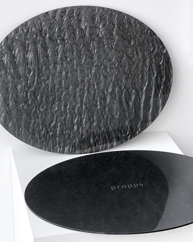 [Archive] Mother-of-Pearl Table Mat - Opal Black (Set of 2)