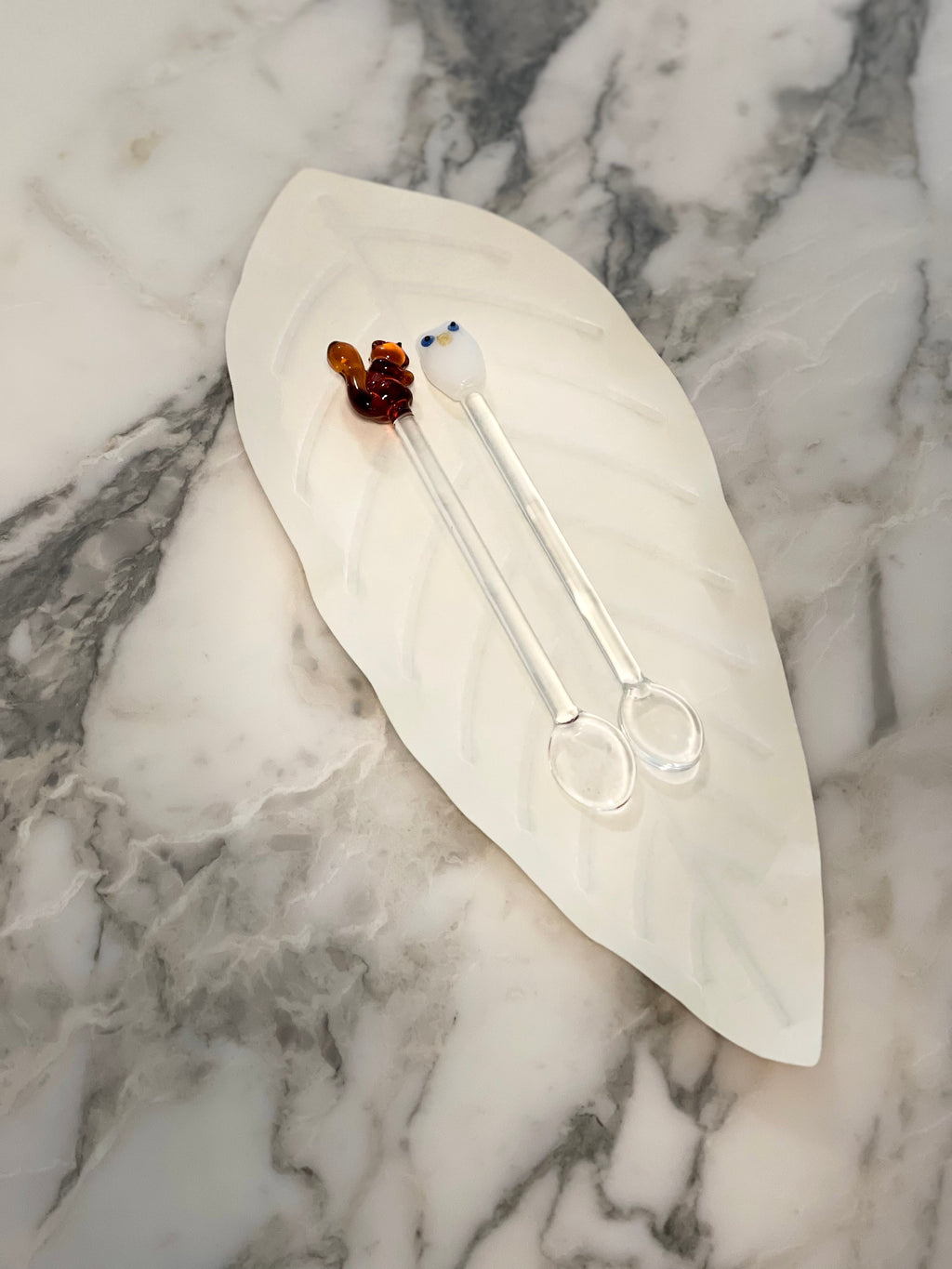 [Archive] Animal Glass Spoons (Set of 2)