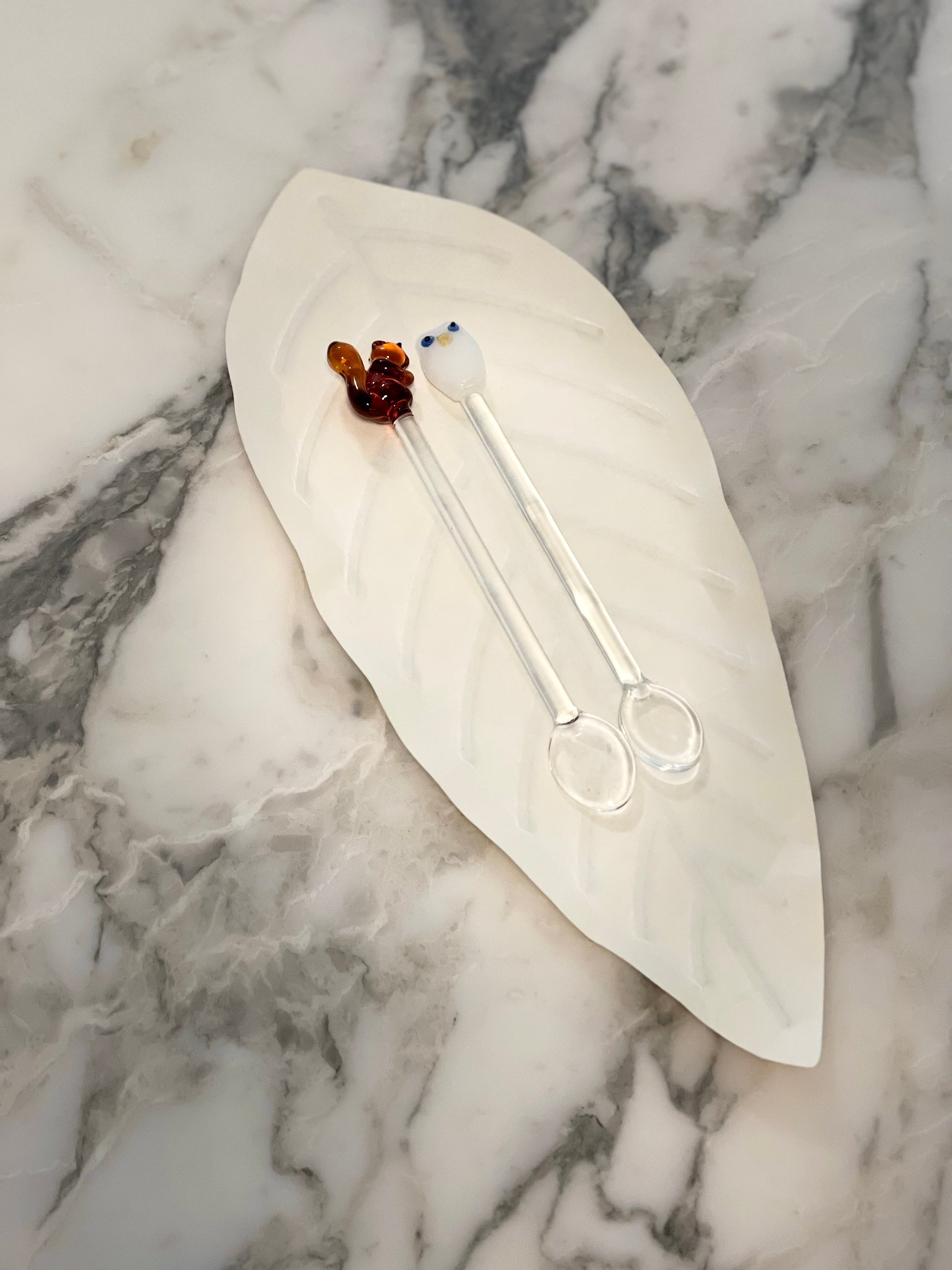 [Archive] Animal Glass Spoons (Set of 2)