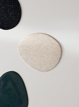 Pebble Cutlery Rest/Coaster - Oatmeal