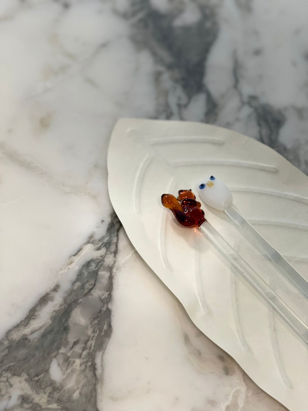 [Archive] Animal Glass Spoons (Set of 2)