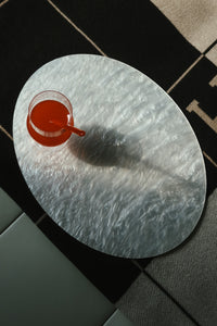 Mother-of-Pearl Table Mat - White (Set of 2)