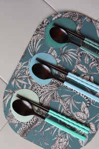 Twisted Pastel Ottchil Spoon and Chopsticks Set - Mint