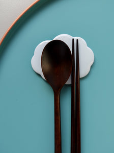 Cloud Cutlery Rest - White